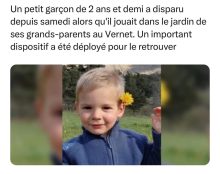Prières urgentes demandées pour un petit garçon [Add.]