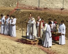 Bénédiction du chantier de l’abbaye Sainte-Marie de La Garde