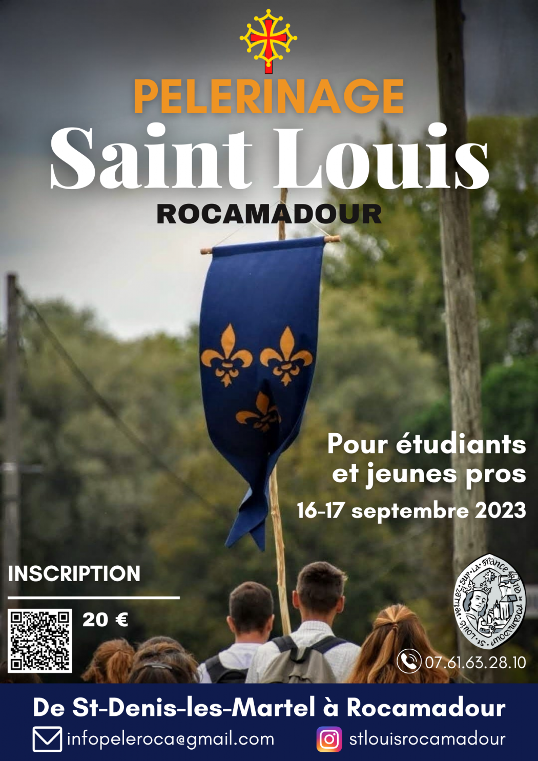 Pèlerinage des étudiants et jeunes pros à Rocamadour.