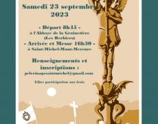 23 septembre : pèlerinage à Saint Michel Mont Mercure