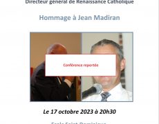 REPORTEE  : Hommage à Jean Madiran