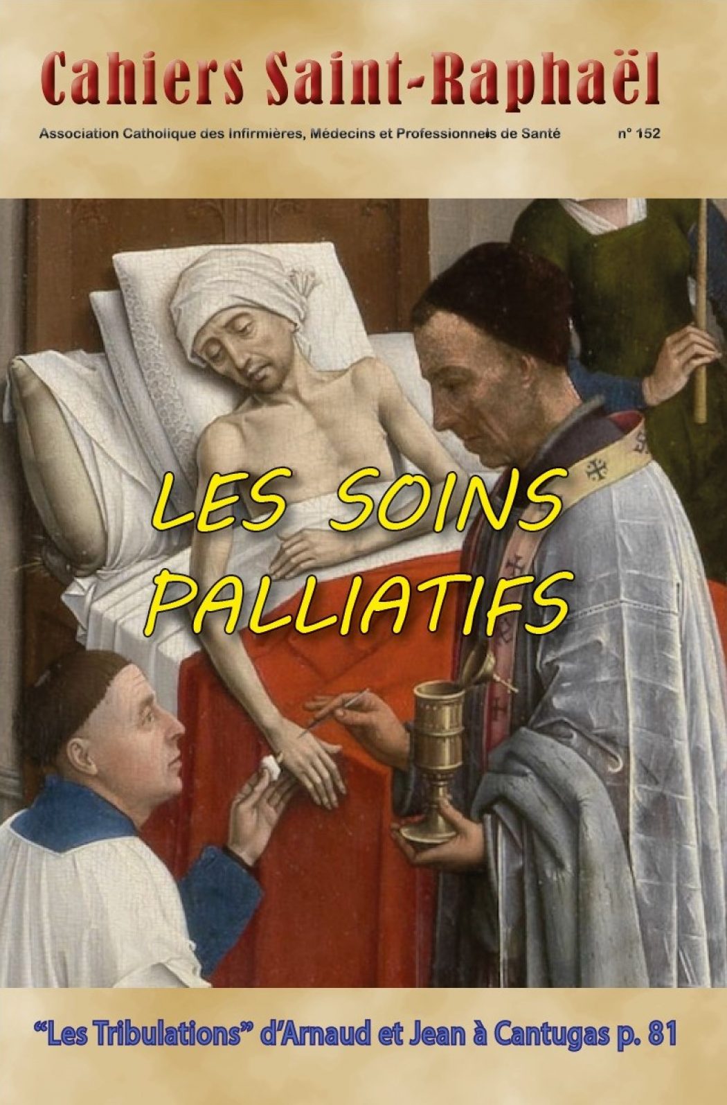 Prochain numéro des cahiers Saint Raphaël sur les soins palliatifs (publication de l’ACIM)
