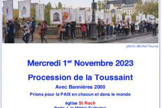 Procession de la Toussaint à Paris