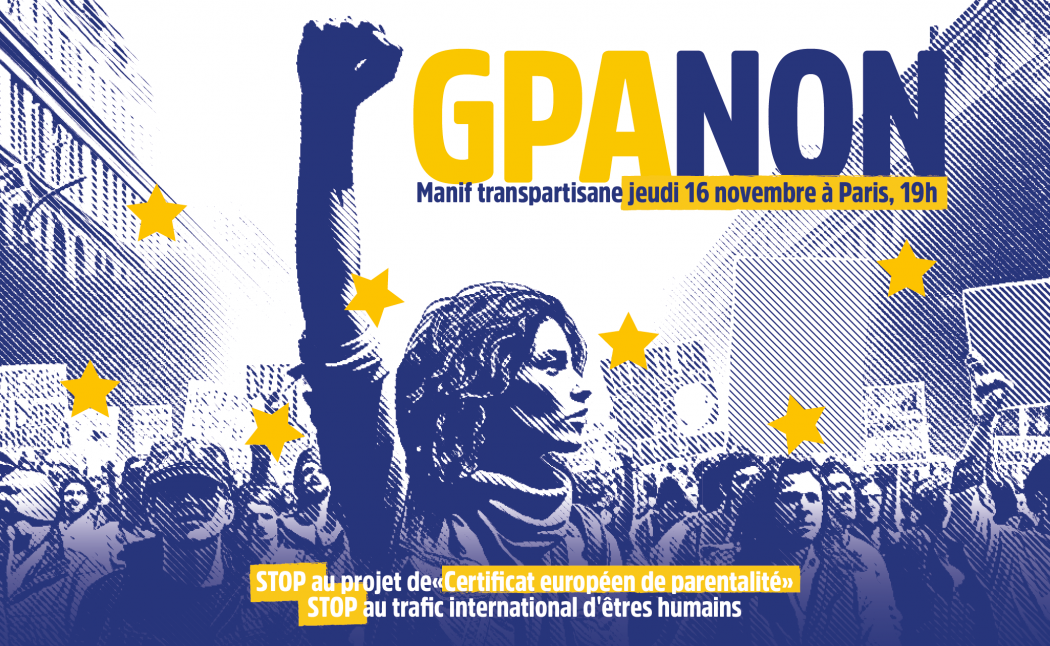 Stop au trafic d’êtres humains de la GPA : Manifestation jeudi 16 novembre à Paris