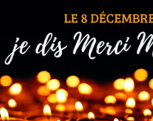 Organisez une veillée pour dire un grand « Merci Marie » le 8 décembre