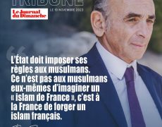 Éric Zemmour : « L’islam n’est compatible ni avec la République ni avec la France »