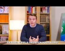 Stanislas Rigault appelle à se mobiliser contre la GPA, marchandisation du corps humain.