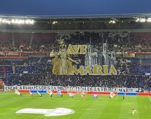 Les supporters lyonnais rendent hommage à la sainte Vierge
