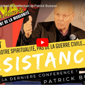 Le testament spirituel et intellectuel de Patrick Buisson