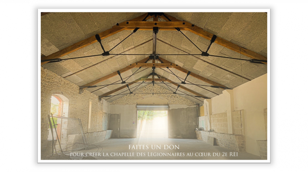 Une chapelle pour le 2e Régiment Etranger d’Infanterie, en hommage à St Charles de Foucauld