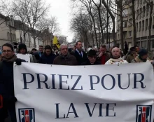 La partie priante de la marche pour la vie a enregistré une nouvelle progression