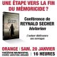 20 janvier : Conférence de Reynald SECHER à Orange