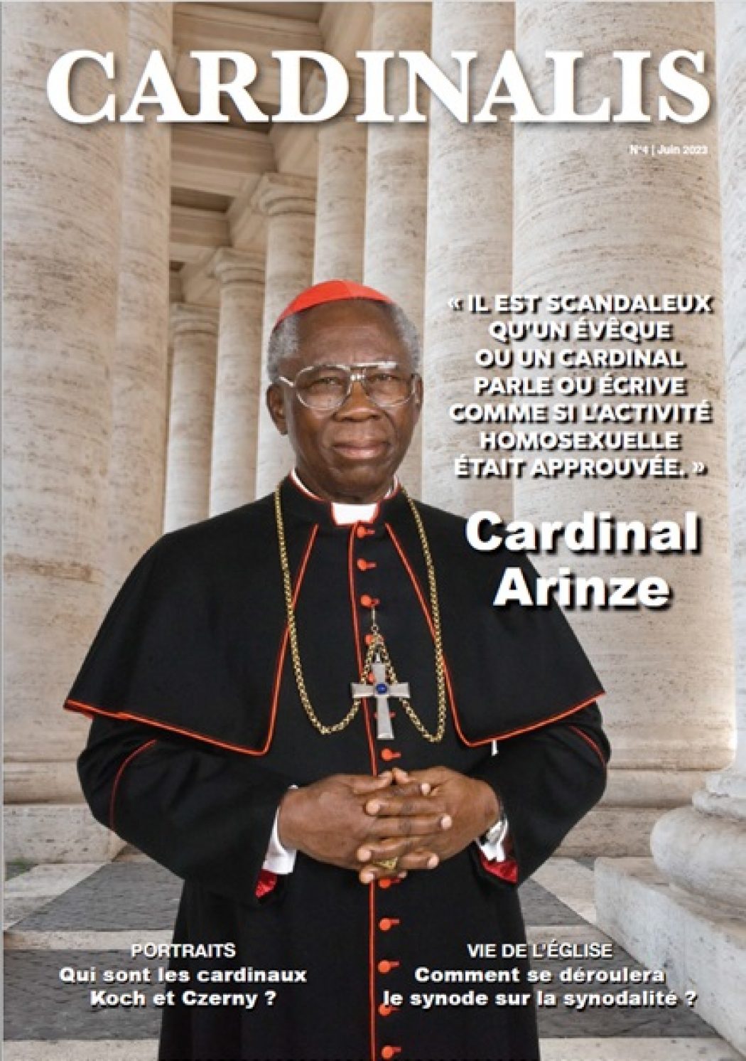 Cardinal Arinze : “L’Église n’a pas le pouvoir de bénir les couples homosexuels”
