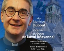 Mgr Matthieu Dupont nommé évêque de Laval