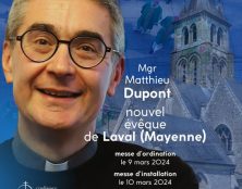 Mgr Matthieu Dupont nommé évêque de Laval