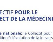 Entendu à l’Assemblée, le Collectif pour le Respect de la Médecine redit son opposition à l’euthanasie