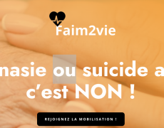 Euthanasie et suicide assisté, les citoyens disent NON !