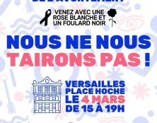 Avortement : manifestation lundi 4 mars rue Hoche à Versailles