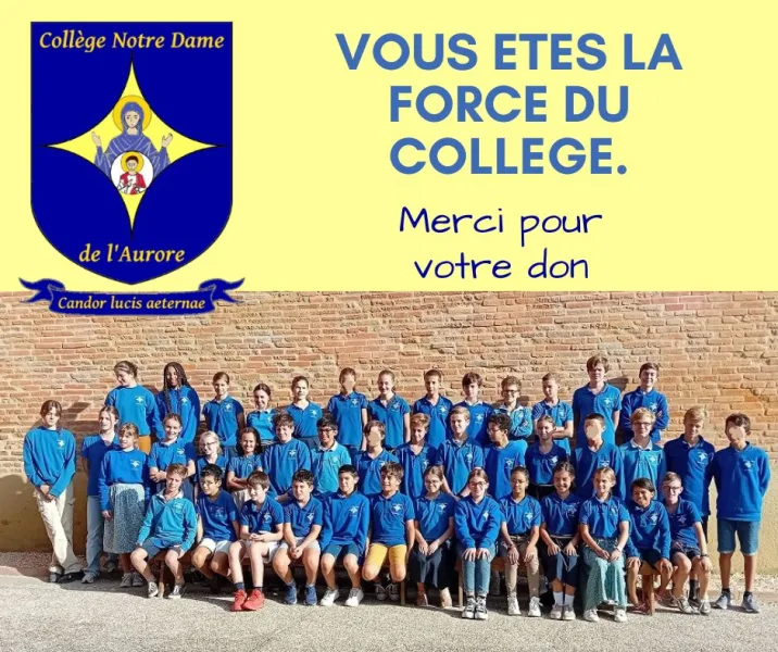 Le Collège Notre Dame de l’Aurore (31) cherche encore 6000 pour finir l’année et préparer la rentrée prochaine