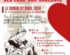 Pèlerinage annuel aux Lucs-sur-Boulogne, le 27 avril