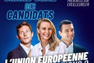 Suivez le grand oral des candidats aux européennes