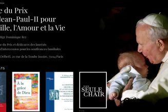 Remise du Prix Saint-Jean-Paul-II pour la Famille, l’Amour et la Vie