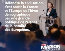 Marion Maréchal : relance de la natalité, abolition de la GPA, lutte contre la pornographie…