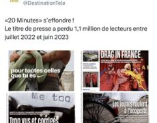 La version papier de «20 Minutes» sera supprimée en septembre