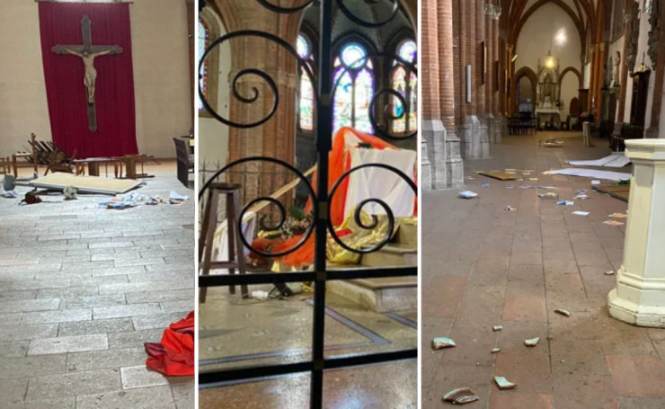 Toulouse : L’église Immaculée conception vandalisée