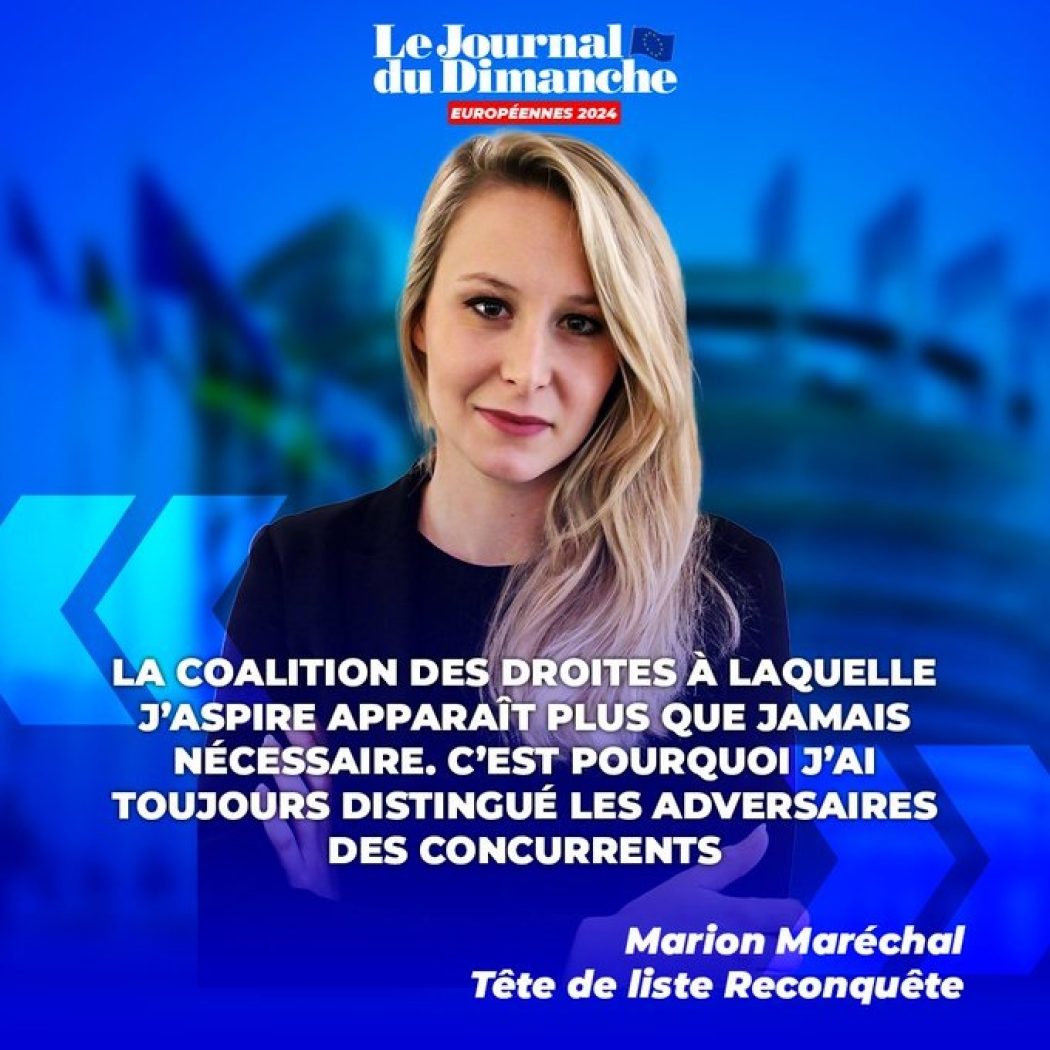 Marion Maréchal rencontrera Marine le Pen et Jordan Bardella au siège du RN