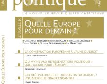 L’Union européenne est-elle raccord avec les principes de charité, de respect de la dignité humaine et du libre-arbitre ?