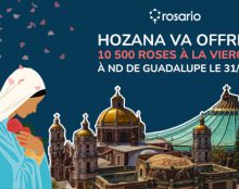 Hozana va offrir 10 500 fleurs à Marie le 31 juillet