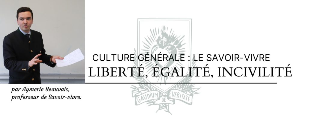 Liberté, égalité, incivilité