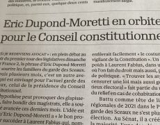 Eric Dupond-Moretti pourrait être recasé comme président du Conseil constitutionnel