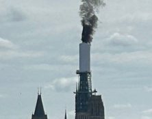 Incendie à la cathédrale de Rouen