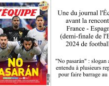 Euro 2024 : le “No Pasaran” se mue en “Frexit”…