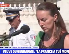 “Je remercie notre France d’avoir tué mon tendre époux. La France a tué mon mari par son insuffisance, son laxisme et son excès de tolérance”