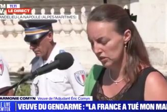 “Je remercie notre France d’avoir tué mon tendre époux. La France a tué mon mari par son insuffisance, son laxisme et son excès de tolérance”