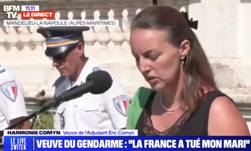 “Je remercie notre France d’avoir tué mon tendre époux. La France a tué mon mari par son insuffisance, son laxisme et son excès de tolérance”