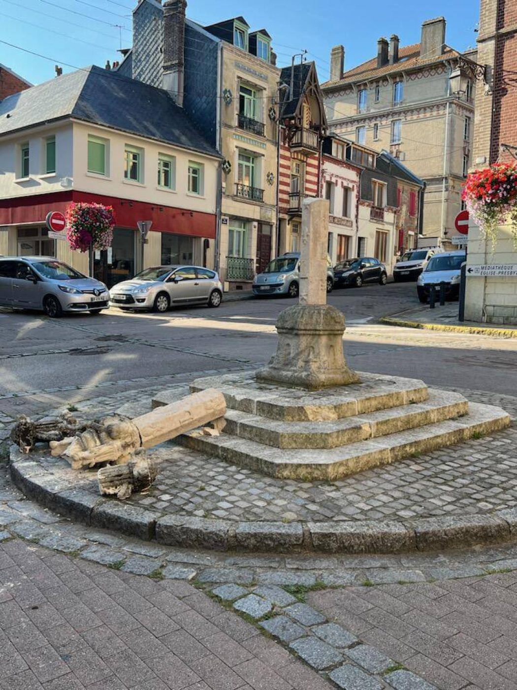 Le Tréport : le calvaire détruit dans la nuit du 14 au 15 août