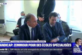 Handicap à l’école : Nicole Belloubet donne raison à Eric Zemmour