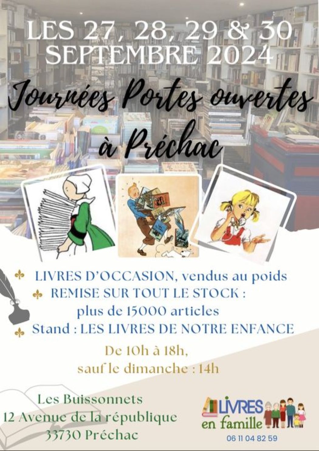 Portes ouvertes de Livres en Famille