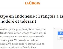 La Croix vante l’islam en Indonésie, “modéré et tolérant”