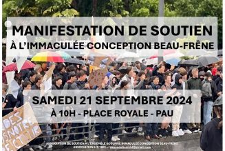 Manifestation de soutien à Christian Espeso