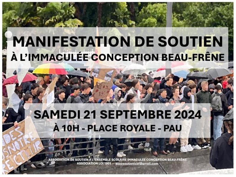 Manifestation de soutien à Christian Espeso