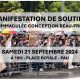 Manifestation de soutien à Christian Espeso