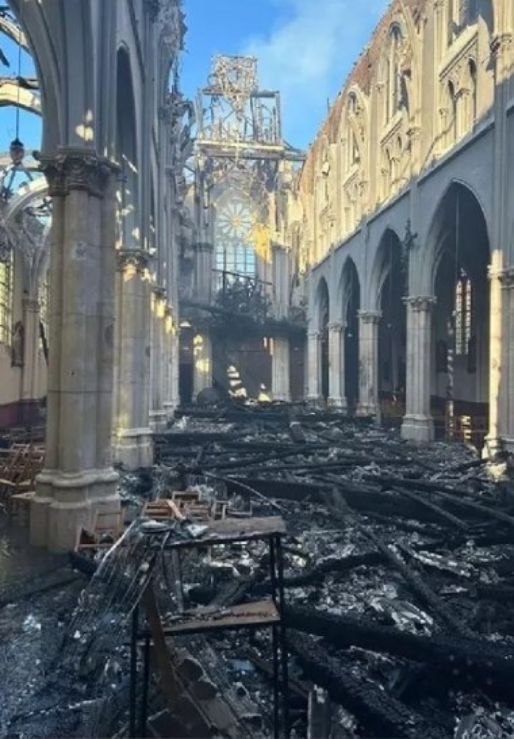 L’église de l’Immaculée-Conception à Saint-Omer est partie en fumée