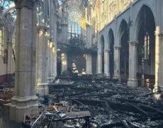 L’église de l’Immaculée-Conception à Saint-Omer est partie en fumée