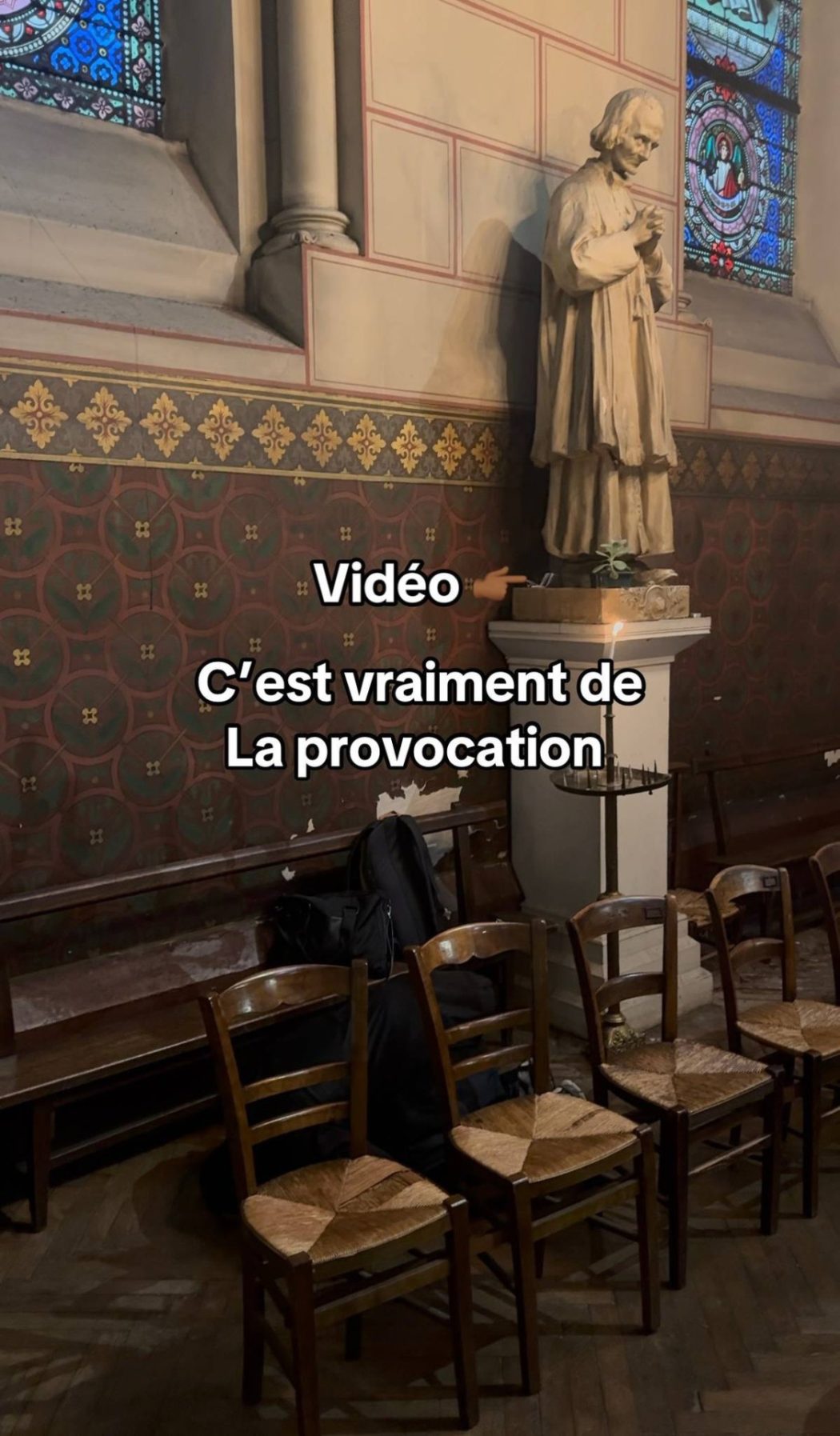 Provocation musulmane dans une église parisienne