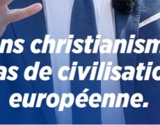 Guillaume Peltier demande à la Commission européenne de faire de la lutte contre la christianophobie l’une des grandes causes du mandat.